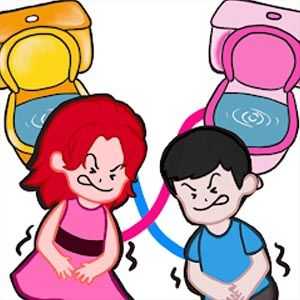 Draw To Toilet game